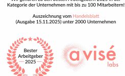 Handelsblatt and SWI Recognize avisé labs as One of Germany’s Best Employers 2025
